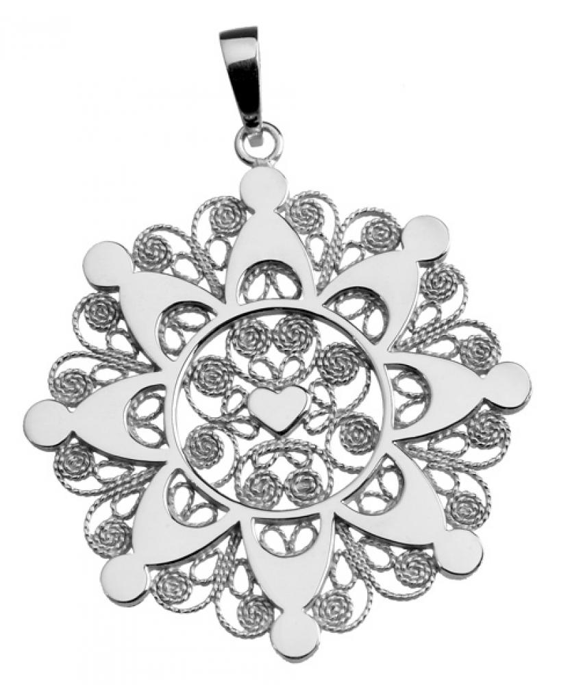 Ciondolo presentosa PB02 in argento 925%° cm 3,2